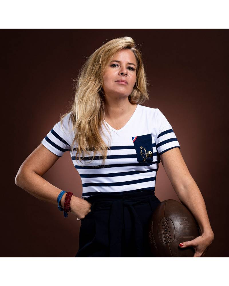T-Shirt Rugby Féminin - Cadeau Femme