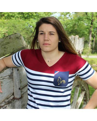 T-shirt Marinière Femme - L'Aquitaine