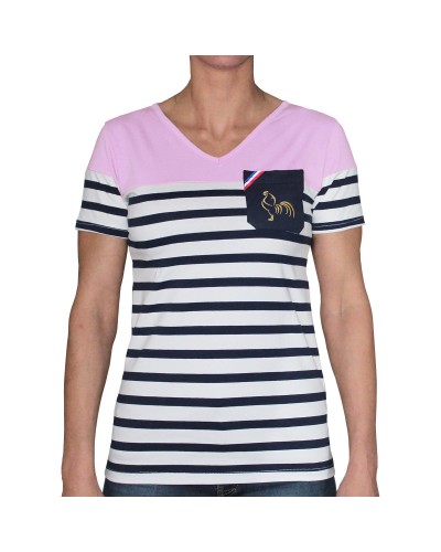 T-shirt Marinière Femme - Max Cancan