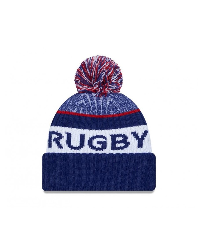 Bonnet France Rugby bleu/blanc