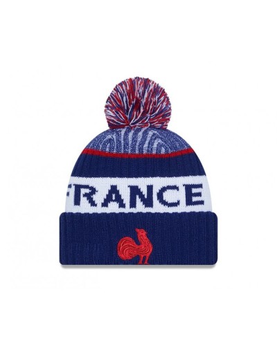 Bonnet France Rugby bleu/blanc