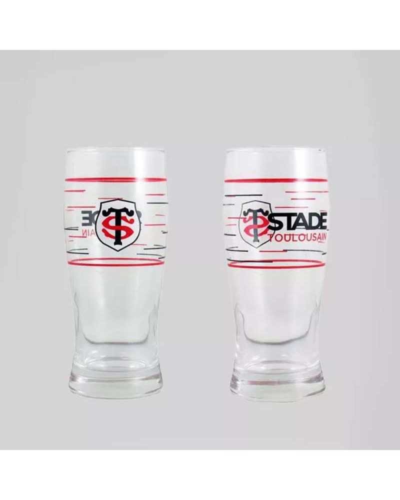 Verres à bière - Lot de 2 - Stade Toulousain