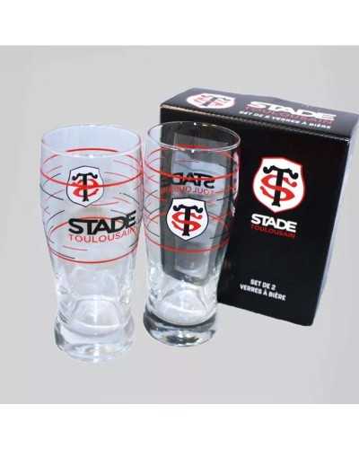 Verres à bière - Lot de 2 - Stade Toulousain