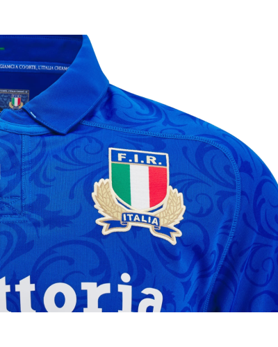 Maillot de Rugby Domicile Junior Officiel de l'Équipe d'Italie - Saison 2024/2025