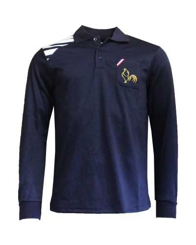 Polo rugby Epaule Marinière - ML - Enfant