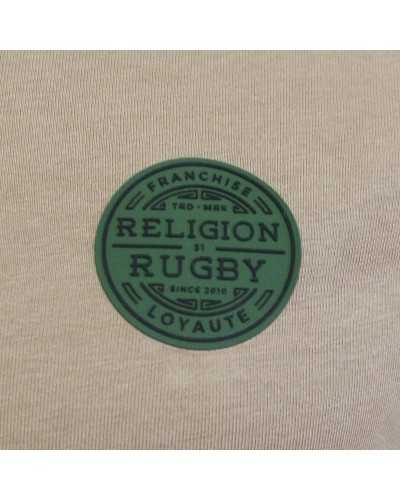 T-shirt Franchise Rugby Ecoresponsable - Marron