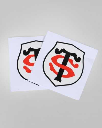 Autocollants Logo - Lot de 2 - 10 cm - Stade Toulousain