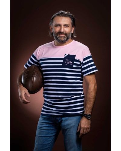 T-shirt rugby Marinière - La Max cancan